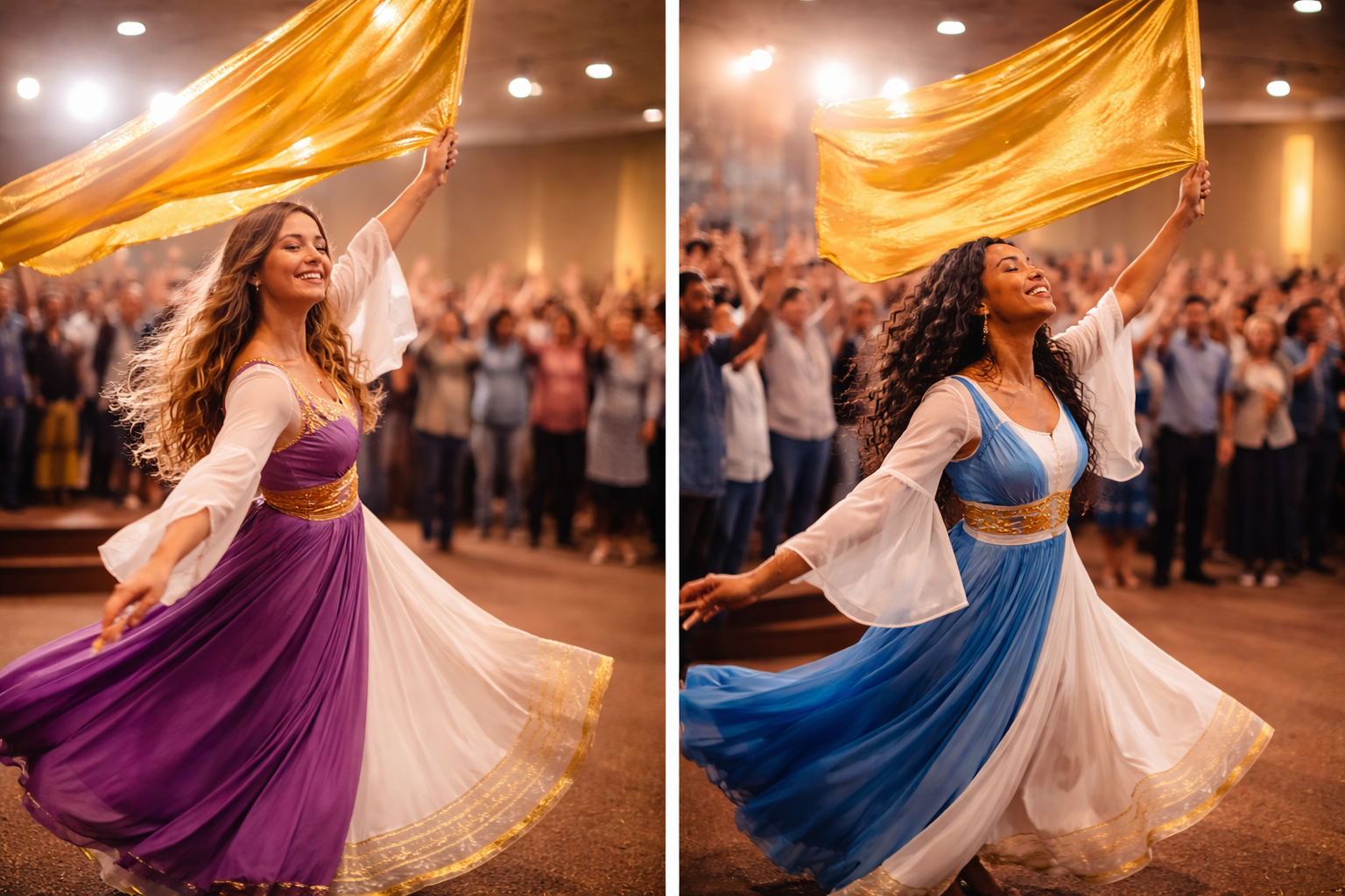 Danzando Ante El Señor Celebrando Con Alegría Y Gratitud