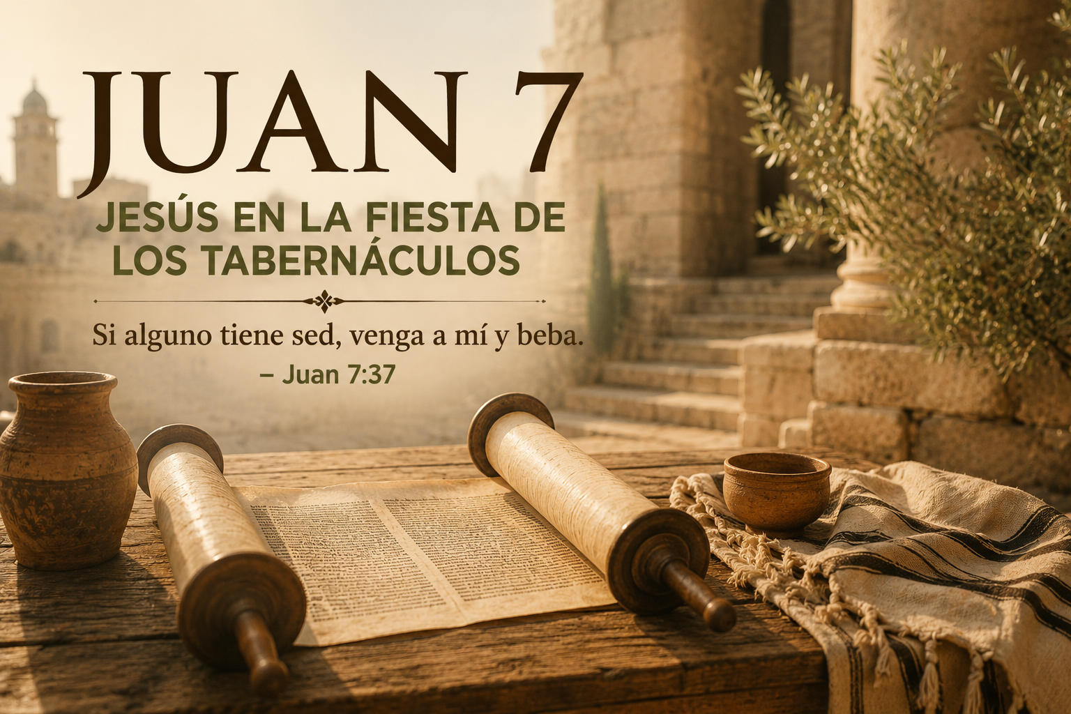 Juan 7 Jesús en la Fiesta de los Tabernáculos – La Verdad que Divide Corazones y Sacia Nuestra Sed Espiritual 3